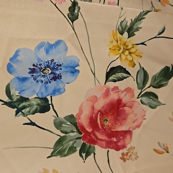 💕FAVORITE DAUGHTER💕 Ruched Skirt ~ Yellow Whispering Floral Print Small S NWT - Picture 6 of 8